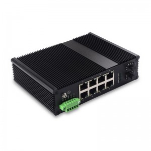 8 10/100/1000TX i 2 ranures SFP 1000X |Commutador Ethernet industrial no gestionat JHA-IGS28H