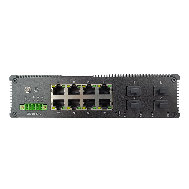 China Wholesale Fiber Optic Ethernet Switch Quotes Manufacturer - 8 10/100/1000TX and 4 1000X SFP Slot | Unmanaged Industrial Ethernet Switch JHA-IGS48H – JHA