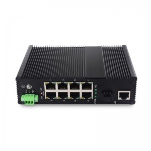 8 10/100/1000TX And ​​1 1000X SFP Slot And 1 10/100/1000TX(Combo) |Չկառավարվող արդյունաբերական Ethernet անջատիչ JHA-IGSC1F8H