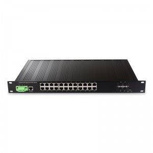Tehdasvapaa näyte 8 Poe 10/100/1000m RJ45&2 10/100/1000 Combo (SFP &RJ45) Hallitsematon teollinen Ethernet-kytkin