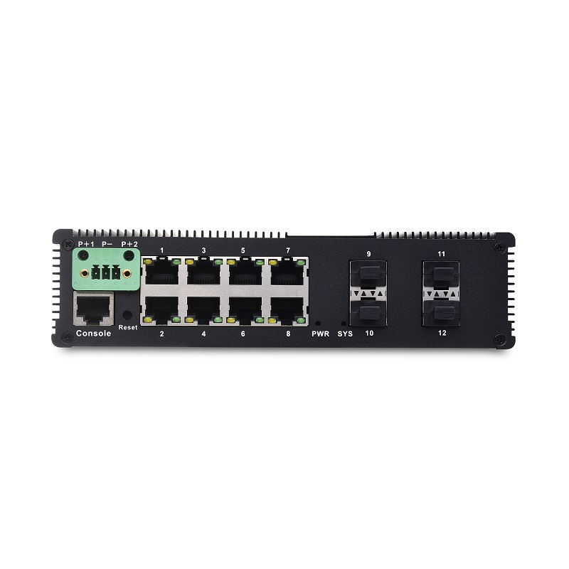 China Wholesale Industrial Etherne Factory Suppliers - 8 10/100/1000TX and 4 1000X SFP Slot | Managed Industrial Ethernet Switch JHA-MIGS48H – JHA
