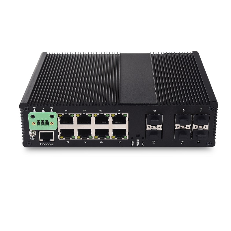 China Wholesale 4 Poe Ports Unmanaged Industrial Switch Suppliers Factories - 2 10G SFP+ Slot and 4 1000X SFP Slot and 8 10/100/1000TX | Managed Industrial Ethernet Switch JHA-MIW2GS48H – JHA
