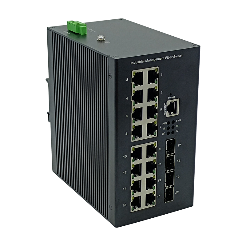 China Wholesale Sfp Unmanaged Industrial Switch Manufacturers Pricelist -  4 1G/10G SFP Slot+16 10/100/1000TX | L2/L3 Managed Industrial Ethernet Switch JHA-MIWS4G016H – JHA