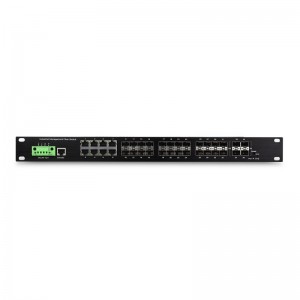 4 10G SFP+ slot a 24 1000X SFP slot a 8 10/100/1000TX |Riadený prepínač priemyselného Ethernetu JHA-MIW4GS2408H