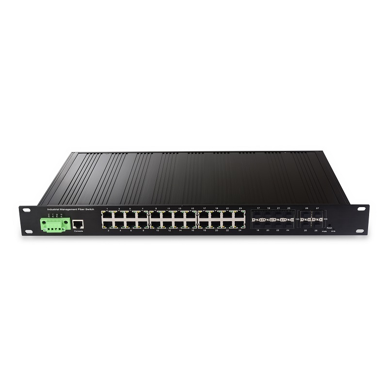 China Wholesale Fiber Ethernet Switch Manufacturers Pricelist - 4 10G SFP+ Slot and 8 Combo Port and 16 10/100/1000TX | Managed Industrial Ethernet Switch JHA-MIW4GSC8016H – JHA
