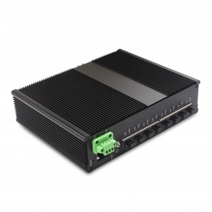 8 1G / 10G SFP + ýeri |L2 / L3 Dolandyrylan senagat Ethernet kommutatory JHA-MIWS08H