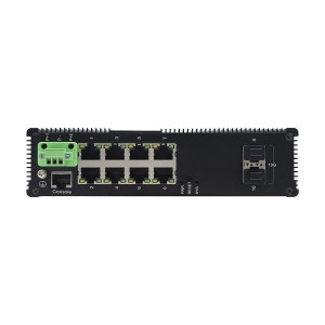8 10/100/1000TX PoE/PoE+ Og 2 1G/10G SFP+ rauf |L2/L3 Managed Industrial PoE Switch JHA-MIWS2G08HP
