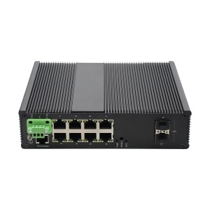 8 10/100/1000TX PoE/PoE+ At 4 1G/10G SFP+ Slot |L2/L3 Industrial PoE Switch JHA-MIWS4G08HP