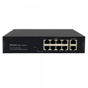 8 Port 10/100M PoE+2 Port Gigabit Ethernet Uplink |Sakelar PoE Cerdas JHA-P30208CBMHGW