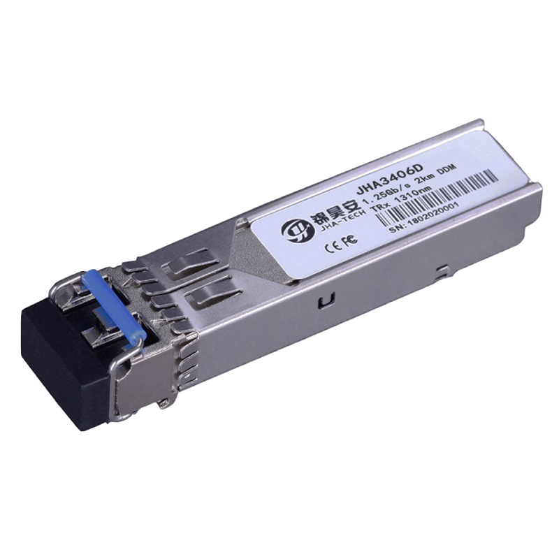 China Wholesale CWDM SFP Transceiver Quotes Manufacturer - 1.25G Multi Mode 2Km DDM | Dual Fiber SFP Transceiver JHA3406D – JHA