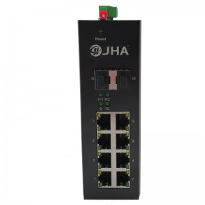 Good Quality Industrial Ethernet Switch – 8 10/100/1000TX PoE/PoE+ and 2 1000X SFP Slot | Managed Industrial PoE Switch JHA-MIGS28P – JHA