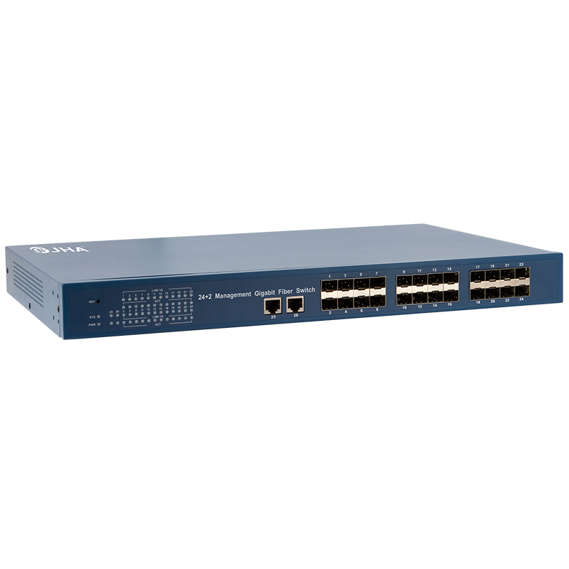 Hot Sale for Unmanaged Industrial Switch - 24+2 Management Gigabit Fiber Ethernet Switch  JHA-S2024MG-26BC – JHA