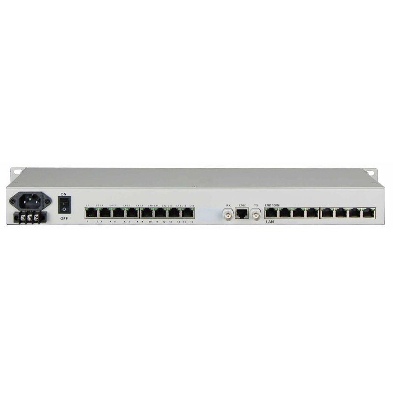 2019 Good Quality Serial To Ethernet Converter - Framed E1-FE+16RS232/422/485 interface Converter JHA-CE1F1R16 – JHA