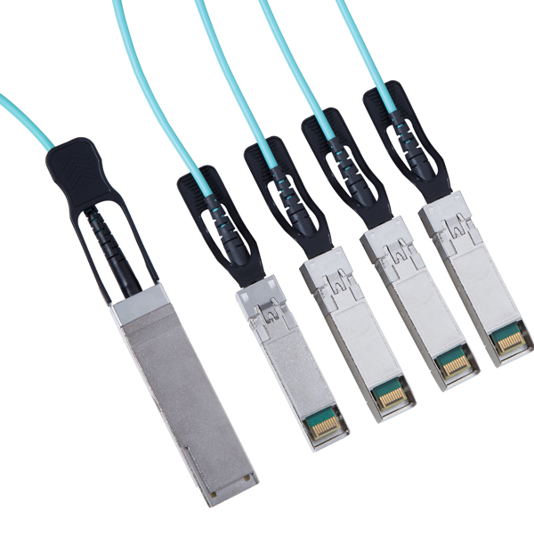 New Arrival China Sfp28 25g Aoc Optical Cable - QSFP+/4-SFP+ Active Optical Cables JHA-QSFP-4SFP-40G-AOC – JHA