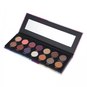 14 Colors Makeup Eyeshadow Palette, Waterproof Cosmetic Beauty Kit