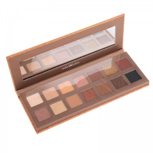Highly Pigmented 14colors Cardboard Makeup Palette
