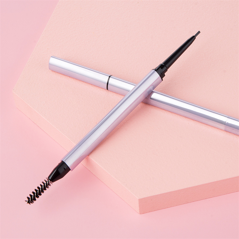 Retractable Private Label Eyebrow Pencil With Brush Wholesale Featured Image