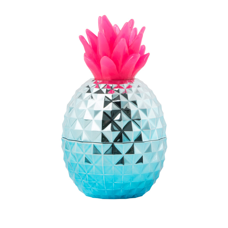 Discount wholesale Fluorescent Lip Gloss - High Quality Plastic Box Pineapple Shape Lip Balm – JIALI
