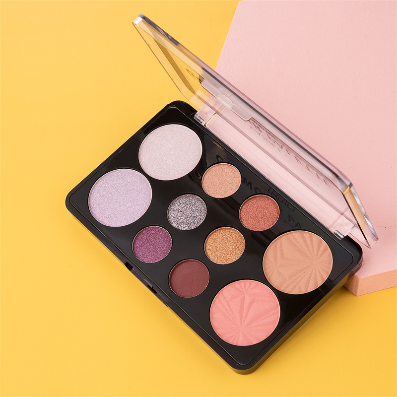 Factory directly supply Two-Color Matte Eyeliner - Private Label Cosmetics Manufacturer-10 Colors Eyeshadow Palette – JIALI