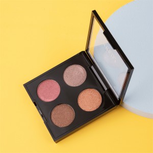 High definition Paper Eyeshadow Palette - Private Label 4 colors Eyeshadow Palette Manufacturer – JIALI