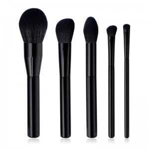 5PCS Synthetic profession black makeup brush set