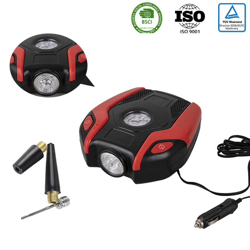 12272P, 12V Digital Air Compressor with emergency light Featured Image