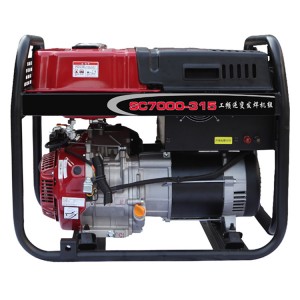 SC7000-315 Kleine benzinegenerator voor lasconstructie China Fabrikant