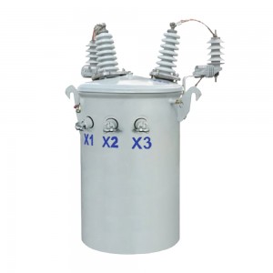 I-IEEE standard polemount transformer 7200V kuya ku-480/277V 167 kva isigaba esisodwa polemounted transformer FR3 oil2