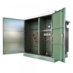 Munsell 7GY3.29 Compartmental Type 34500Y/19920V to 416V 3750 kva Pad Mounted Type Transformer4