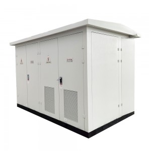 Vorgefertigte mobile Strombox 35 kV 33 kV Kompakt-Umspannwerk kombiniert 1250 kVA-Transformator4