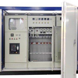 Customized OEM ODM 630 KVA 15kv ngadto sa 400v tulo ka hugna nga electrical substation nga adunay RMU SF64