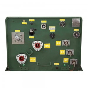 Aditivni polaritet radijalno napajanje 75 kVA 120/240v do 19,9/34,5kv jednofazni transformator na ploči 2