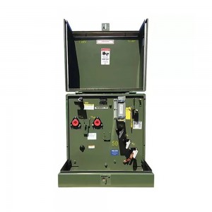 Low Loss Low Noise 100 kVA 13800V to 208/120V Oil Type Single Phase Pad Mounted Transformer3