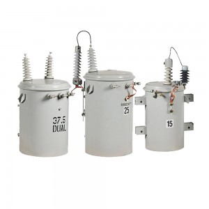 Full Copper Winding Single Phase Pole Mounted Transformer Oil Power Distribution2