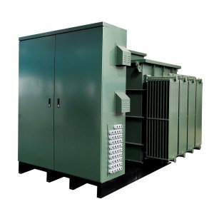 ANSI standartinis 1000 kva trifazis trinkelėmis montuojamas transformatorius nuo 12470V iki 208/120V su 60hz2 saugikliais