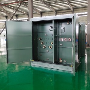 Nahiangay nga 500 KVA Tulo ka Phase 4160Y / 2400V hangtod 400 / 230V Pad Mounted Substation Power Transformer Supply4