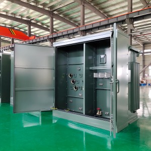 Tovarniška dobava oljnega transformatorja, nameščenega na blazini, 150kva 500kva 3-fazni 13800V 400V razdelilni transformator cena8