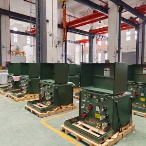 Schnelle Lieferung Wohntransformator 12470 V bis 416 V 333 kVA Einphasen-Transformator mit Pad-Montage7
