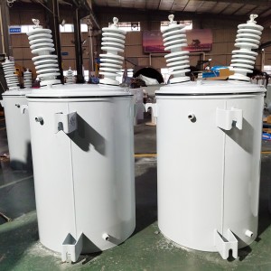 ໝໍ້ແປງນ້ຳມັນ FR3 50 kva 12470V ຫາ 120/240Vsingle phase padmounted transformer price6