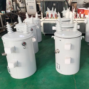 Padrão IEC 60076 50 kVA 100 kVA 13,8kV para 120/240V Transformador monofásico montado em poste6