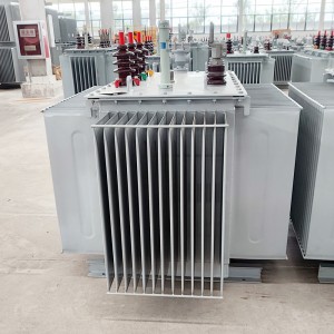 Āra zemu zudumu nerūsējošā tērauda tvertne 300 kVA 315 kVA 12470v uz 120/208v eļļas iegremdēts transformators7