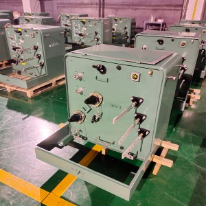 Fabriklieferant mit geringem Verlust, 333 kVA, 4160 V bis 400/230 V, einphasiger, am Pad montierter Leistungstransformator6