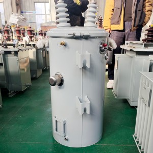 Высокоэффективный и энергосберегающий однофазный трансформатор на опоре мощностью 100 кВА, напряжением 13200–415/240 В5