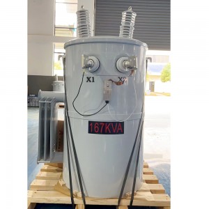 Factory Supplier High Quality 333 Kva 4160V To 400/230V  Single Phase Pole Mounted Transformer Price 60hz4