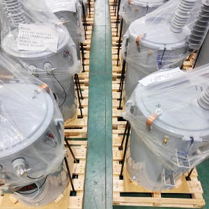 Fabriekslevering 50kva 75kva 34500v naar 416V eenfasig olietype transformator voor paalmontage8