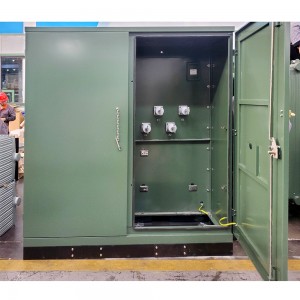 Munsell 7GY3.29 Compartmental Type 34500Y/19920V to 416V 3750 kva Pad Mounted Type Transformer8