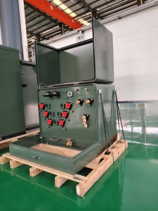 Napájecí smyčka aditivní polarity JZP 7200 V 120/240 V 100 kVA Jednofázový transformátor namontovaný na podložce9