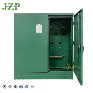 DOE oil type transformer 225 kva three phase pad mounted transformer 12470V to 240/120V  Envirotemp FR-3 oil filled1