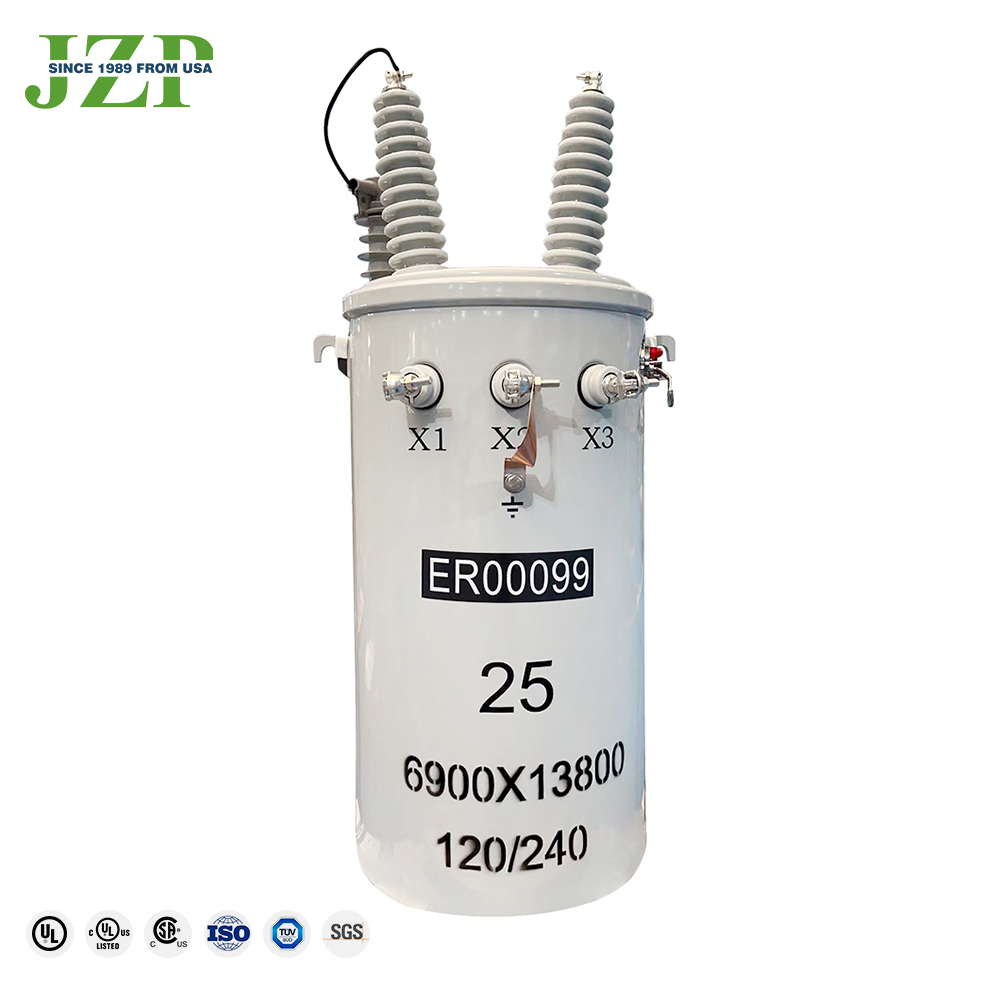 Residential Power Supply 75 kva 100 kva 12470Y/7200v 208/120v Single Phase Pole Mounted Transformer Featured Image