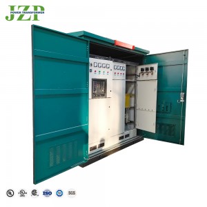 JZP Intelligent Control 1000 kva 1600 kva 15000v Step-up Kompakte substasie transformator